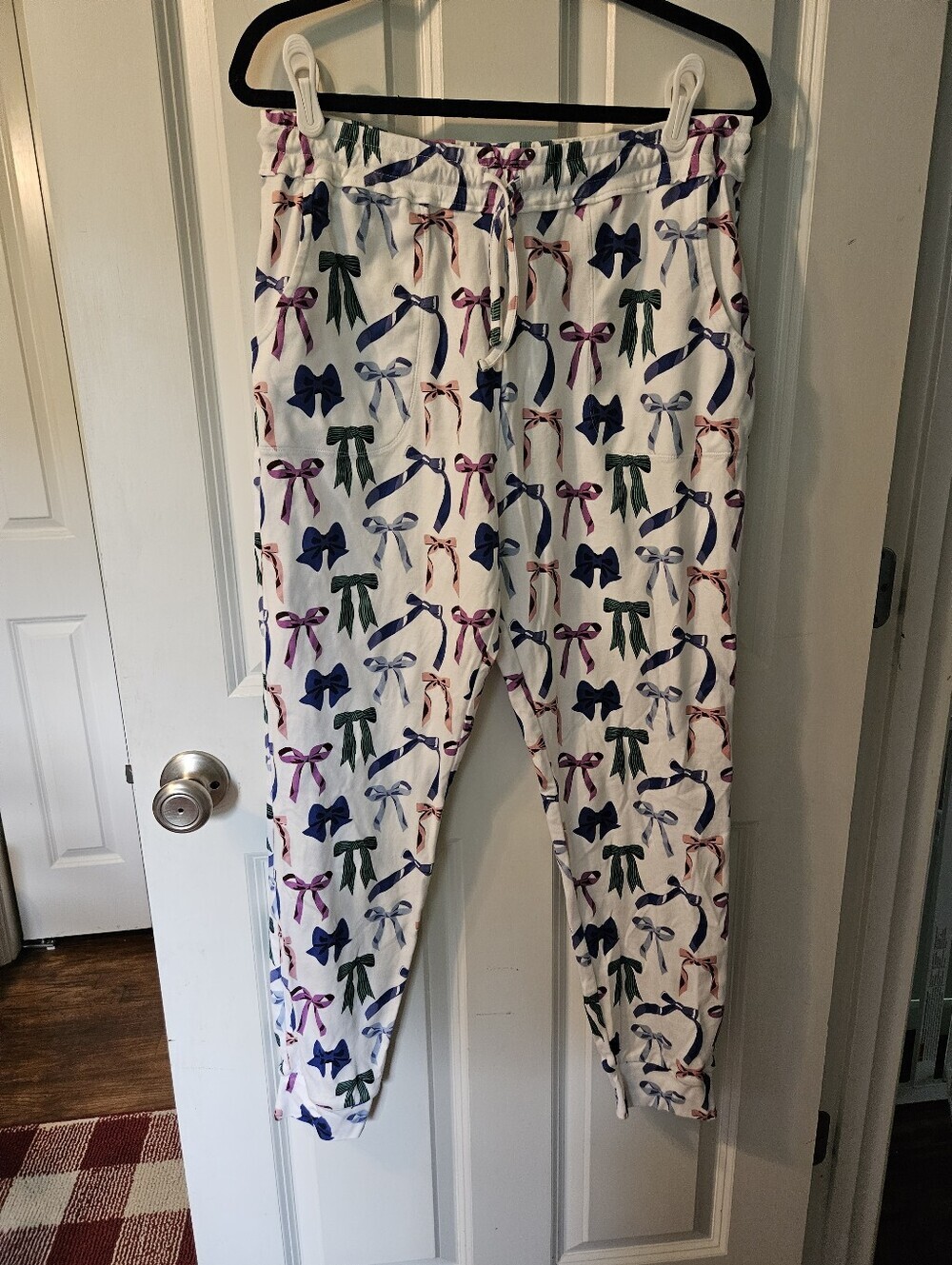 Vera Bradley Bow Print Lightweight Lounge Pants